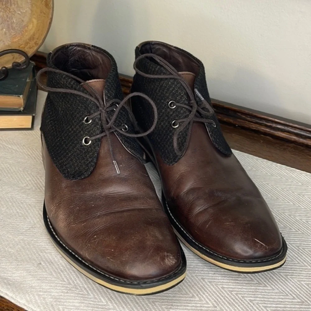 Zanzara Men's Nebot Chukka Boots,Brown, 10.5‎